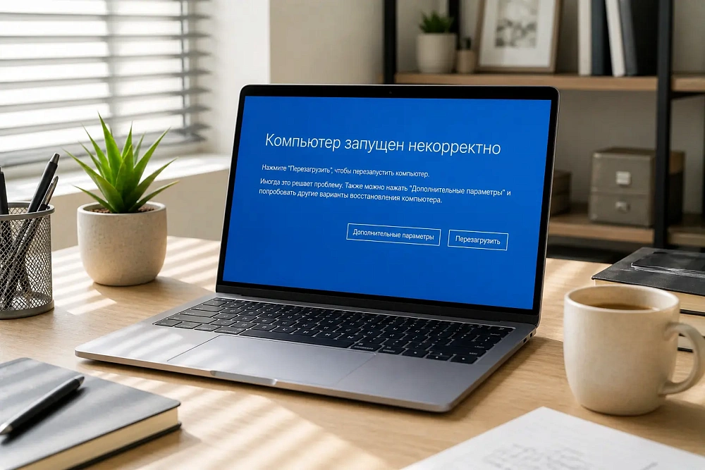 Ошибка «Компьютер запущен некорректно»: как исправить быстро